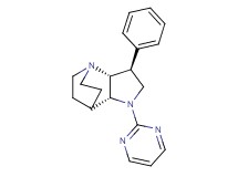 (2R*,3S*,6R*)-3-phenyl-5-(2-pyrimidinyl)-1,5-diazatricyclo[5.2.2.0~2,6~]undecane