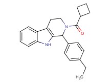 2-(cyclobutylcarbonyl)-1-(4-ethylphenyl)-2,3,4,9-tetrahydro-1H-beta-carboline