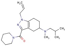 1-allyl-N-isobutyl-N-methyl-3-(1-piperidinylcarbonyl)-4,5,6,7-tetrahydro-1H-indazol-5-amine