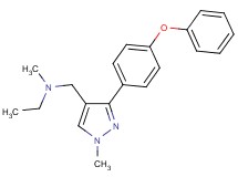 N-methyl-N-{[1-methyl-3-(4-phenoxyphenyl)-1H-pyrazol-4-yl]methyl}ethanamine