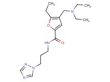 4-[(diethylamino)methyl]-5-ethyl-N-[3-(1H-1,2,4-triazol-1-yl)propyl]-2-furamide