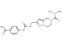 2-[({[(4-acetylphenyl)amino]carbonyl}amino)methyl]-N,N-dimethyl-6,7-dihydropyrazolo[1,5-a]pyrazine-5(4H)-carboxamide