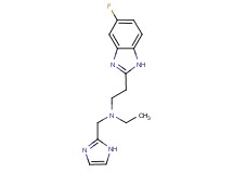 N-ethyl-2-(5-fluoro-1H-benzimidazol-2-yl)-N-(1H-imidazol-2-ylmethyl)ethanamine