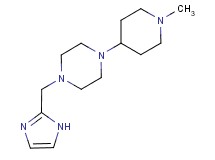 1-(1H-imidazol-2-ylmethyl)-4-(1-methylpiperidin-4-yl)piperazine