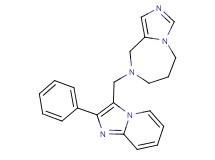 8-[(2-phenylimidazo[1,2-a]pyridin-3-yl)methyl]-6,7,8,9-tetrahydro-5H-imidazo[1,5-a][1,4]diazepine