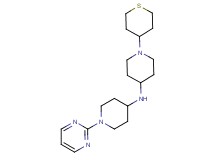 1-pyrimidin-2-yl-N-[1-(tetrahydro-2H-thiopyran-4-yl)piperidin-4-yl]piperidin-4-amine