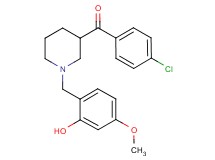 (4-chlorophenyl)[1-(2-hydroxy-4-methoxybenzyl)-3-piperidinyl]methanone