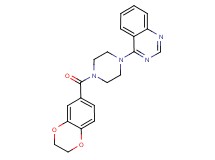 4-[4-(2,3-dihydro-1,4-benzodioxin-6-ylcarbonyl)-1-piperazinyl]quinazoline