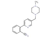 2-{5-[(4-methylpiperazin-1-yl)methyl]pyridin-2-yl}benzonitrile