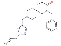 9-[(1-allyl-1H-pyrazol-4-yl)methyl]-2-(pyridin-3-ylmethyl)-2,9-diazaspiro[5.5]undecan-3-one