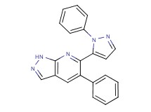 5-phenyl-6-(1-phenyl-1H-pyrazol-5-yl)-1H-pyrazolo[3,4-b]pyridine