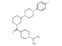 1-(4-fluorophenyl)-4-{1-[(1-isopropyl-4-piperidinyl)carbonyl]-3-piperidinyl}piperazine
