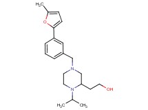 2-{1-isopropyl-4-[3-(5-methyl-2-furyl)benzyl]-2-piperazinyl}ethanol