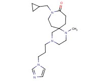 9-(cyclopropylmethyl)-4-[3-(1H-imidazol-1-yl)propyl]-1-methyl-1,4,9-triazaspiro[5.6]dodecan-10-one