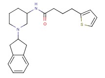 N-[1-(2,3-dihydro-1H-inden-2-yl)-3-piperidinyl]-4-(2-thienyl)butanamide