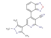 2-amino-4-(2,1,3-benzoxadiazol-4-yl)-6-(1,3,5-trimethyl-1H-pyrazol-4-yl)nicotinonitrile