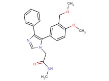 2-{5-[4-methoxy-3-(methoxymethyl)phenyl]-4-phenyl-1H-imidazol-1-yl}-N-methylacetamide