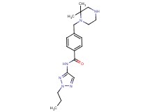 4-[(2,2-dimethylpiperazin-1-yl)methyl]-N-(2-propyl-2H-1,2,3-triazol-4-yl)benzamide