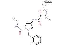 (4R)-1-benzyl-4-{[(2,4-dimethyl-1,3-oxazol-5-yl)carbonyl]amino}-N-ethyl-L-prolinamide