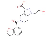 5-(2,3-dihydro-1-benzofuran-7-ylcarbonyl)-1-(2-hydroxyethyl)-4,5,6,7-tetrahydro-1H-pyrazolo[4,3-c]pyridine-3-carboxylic acid