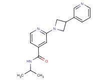 N-isopropyl-2-[3-(3-pyridinyl)-1-azetidinyl]isonicotinamide