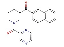 2-naphthyl[1-(2-pyrazinylcarbonyl)-3-piperidinyl]methanone