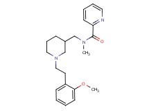 N-({1-[2-(2-methoxyphenyl)ethyl]-3-piperidinyl}methyl)-N-methyl-2-pyridinecarboxamide