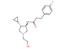 N-[rel-(3R,4S)-4-cyclopropyl-1-(2-hydroxyethyl)-3-pyrrolidinyl]-3-(4-fluorophenyl)propanamide hydrochloride
