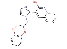 3-[1-(2,3-dihydro-1,4-benzodioxin-2-ylmethyl)-1H-imidazol-2-yl]-2-quinolinol