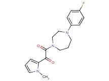2-[4-(4-fluorophenyl)-1,4-diazepan-1-yl]-1-(1-methyl-1H-pyrrol-2-yl)-2-oxoethanone
