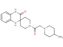 1-[(4-methyl-1-piperidinyl)acetyl]-1',4'-dihydro-3'H-spiro[piperidine-4,2'-quinoxalin]-3'-one