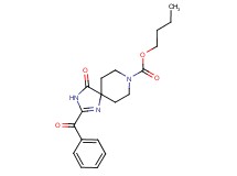 butyl 2-benzoyl-4-oxo-1,3,8-triazaspiro[4.5]dec-1-ene-8-carboxylate