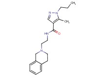 N-[2-(3,4-dihydroisoquinolin-2(1H)-yl)ethyl]-5-methyl-1-propyl-1H-pyrazole-4-carboxamide