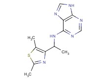 N-[1-(2,5-dimethyl-1,3-thiazol-4-yl)ethyl]-9H-purin-6-amine