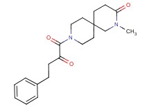 2-methyl-9-(2-oxo-4-phenylbutanoyl)-2,9-diazaspiro[5.5]undecan-3-one
