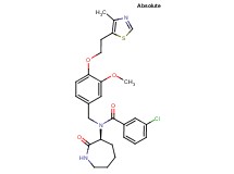 3-chloro-N-{3-methoxy-4-[2-(4-methyl-1,3-thiazol-5-yl)ethoxy]benzyl}-N-[(3S)-2-oxo-3-azepanyl]benzamide
