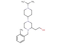 2-[4-(1-isopropyl-4-piperidinyl)-1-(2-methylbenzyl)-2-piperazinyl]ethanol