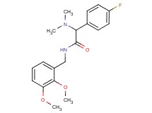 N-(2,3-dimethoxybenzyl)-2-(dimethylamino)-2-(4-fluorophenyl)acetamide