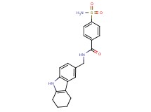 4-(aminosulfonyl)-N-(2,3,4,9-tetrahydro-1H-carbazol-6-ylmethyl)benzamide