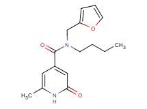 N-butyl-N-(2-furylmethyl)-6-methyl-2-oxo-1,2-dihydropyridine-4-carboxamide
