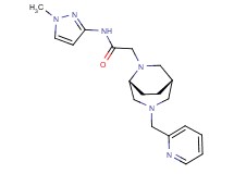 N-(1-methyl-1H-pyrazol-3-yl)-2-[(1S*,5R*)-3-(2-pyridinylmethyl)-3,6-diazabicyclo[3.2.2]non-6-yl]acetamide