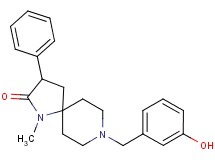 8-(3-hydroxybenzyl)-1-methyl-3-phenyl-1,8-diazaspiro[4.5]decan-2-one