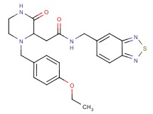 N-(2,1,3-benzothiadiazol-5-ylmethyl)-2-[1-(4-ethoxybenzyl)-3-oxo-2-piperazinyl]acetamide