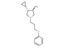 rel-(3R,4S)-4-cyclopropyl-1-(3-phenoxypropyl)-3-pyrrolidinamine dihydrochloride