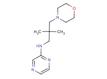 N-[2,2-dimethyl-3-(4-morpholinyl)propyl]-2-pyrazinamine trifluoroacetate