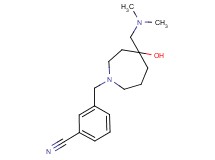 3-({4-[(dimethylamino)methyl]-4-hydroxy-1-azepanyl}methyl)benzonitrile