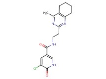 5-chloro-N-[2-(4-methyl-5,6,7,8-tetrahydroquinazolin-2-yl)ethyl]-6-oxo-1,6-dihydropyridine-3-carboxamide
