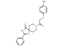 8-[(4-methylphenoxy)acetyl]-2-phenyl-1,3,8-triazaspiro[4.5]dec-1-en-4-one
