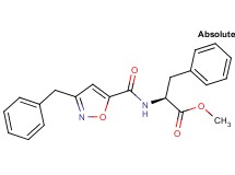 methyl N-[(3-benzyl-5-isoxazolyl)carbonyl]-L-phenylalaninate