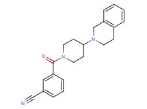 3-{[4-(3,4-dihydro-2(1H)-isoquinolinyl)-1-piperidinyl]carbonyl}benzonitrile